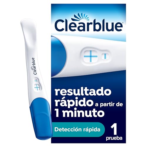 Clearblue Test de Embarazo Analógico Detección Rápida - Resultados en 1 Minuto - Fácil de Leer - Alta Precisión (>99%) - Formato Mejorado Sin Plástico