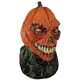 Ghoulish Productions Possesed Pumpkin Mask. Pumpkin Head Halloween Mask, Angry Orange Pumpkin Mask, Pumpkin Latex Mask. Adult Size. Pumpkins Line