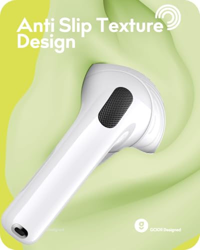 Gcioii 3 Pairs Ear Tips Covers for AirPods 4 [Fit in Case] Anti Slip Silicone Sport Ear Tips,Anti Scratches Accessories Compatible with Apple AirPods 4th Generation (Translucent) - Image 2