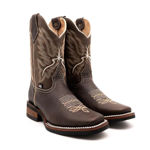 Men's boots, leather, choco style2