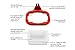Saucemoto Dip Clip | An in-car sauce holder for ketchup and dipping sauces. As seen on Shark Tank (4 Pack, Black)
