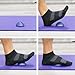 OPTP Half Balls (Pair) - No-Roll Half Ball Set for Stretching and Massage, Plantar Fasciitis Relief, and Muscle Tension in The Back, Legs, Feet and Body