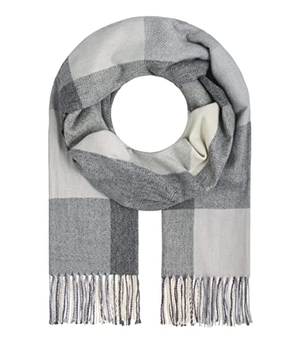 Majea Damenschal Winterschal Strickschal Damen Schal (880040) (grau 3)