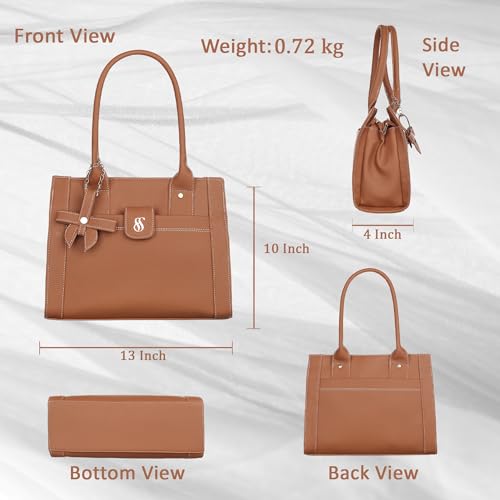 Image of Fostelo Women's Ocean Side Satchel Tote Handbag for Women | Ladies Purse | Stylish Shoulder Bag | Gift For Women
