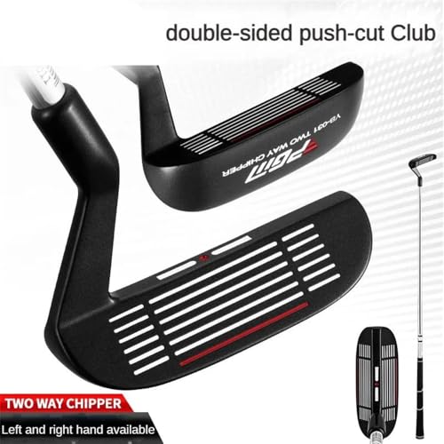 Ambidestro Golf Chipper Club per gli uomini Donne, ferro da gioco corto ad alto perdono con albero in acciaio inossidabile e impugnatura in gomma anti-vibrazione, facile uso Aiuto di allenamento per i