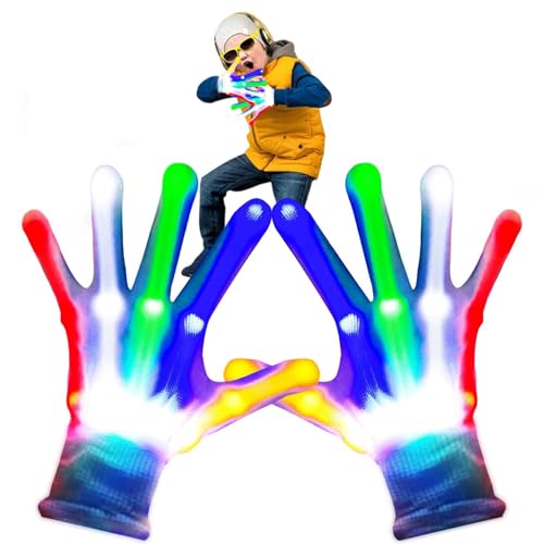 LED Rave Gloves - Light Up Gloves for Kids