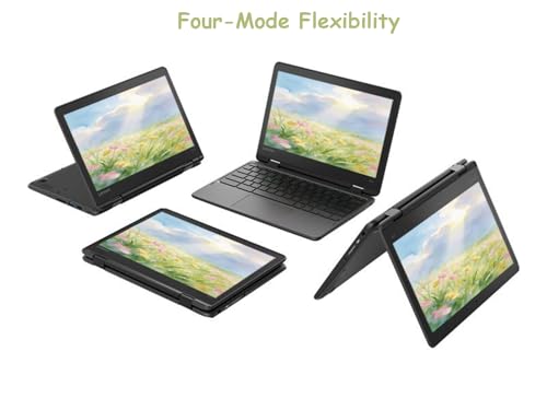 Image of Lenovo 300E Chromebook Gen 2 2-in-1 Laptop for Student Education (Renewed) | 11.6-inch TouchScreen Notebook, Celeron N4020 1.1GHz, Up to 2.8GHz, 4GB RAM, 32GB SSD, Japanese Keyboard, Chrome OS