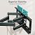 MOUNT PRO Full Motion TV Mount for Most 42-82 inch TVs, Wall Mount TV Bracket with Swivel Articulating Extension Tilt Arms, Television Wall Mount Max VESA 600x400mm, 100lbs Loading, Fits Max 16" Studs
