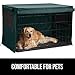 GORILLA GRIP Dog Crate Covers Compatible with Amazon Basics Dog Crates, All Sides Open, Privacy Cover Fits 36