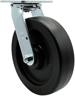 Polyolefin Swivel Top Plate Heavy Duty Caster with 8 Inch Wheel â€“ 900 lbs. Capacity/Caster - Service Caster Brand