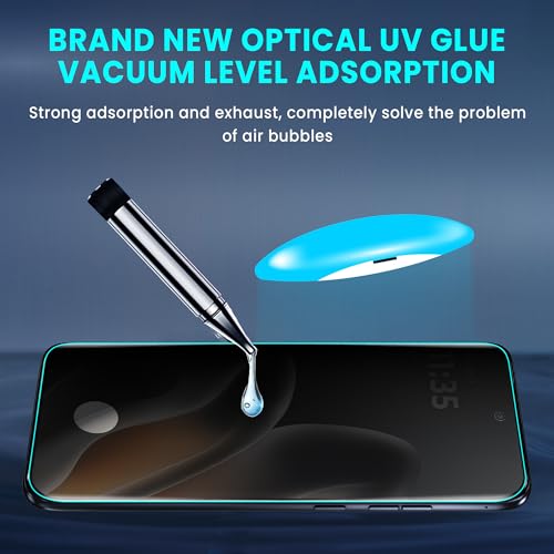 Image of ArmourPro UV Privacy Tempered Glass Screen Protector for Motorola Edge 70 Fusion (6.8 Inch, Pack of 1) Full Edge to Edge Coverage | Anti-Spy /Anti-Peeping, 9H Hardness, Protection