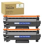 JoyPrinting TN2420 TN-2420 Compatible Toner Cartridges for Brother L2357DW L2370DN L2375DW MFC-L2710DN L2710DW L2730DW L2750D TN2410 TN-2410 for DCP-L2510D L2530DW L2550DN (2 Black)