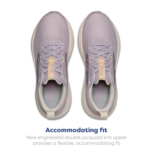 Brooks Women’s Glycerin 22 Neutral Running Shoe - Lilac/Whisper/Lupine - 5 Medium