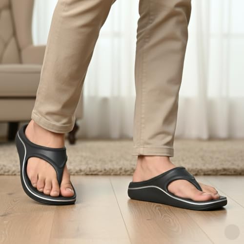 Image of TGH Men's EVA Slipper | Soft & Comfortable | Durable & Anti Skid | for Daily Use | Lightweight & Cushioned for Gents & Boys