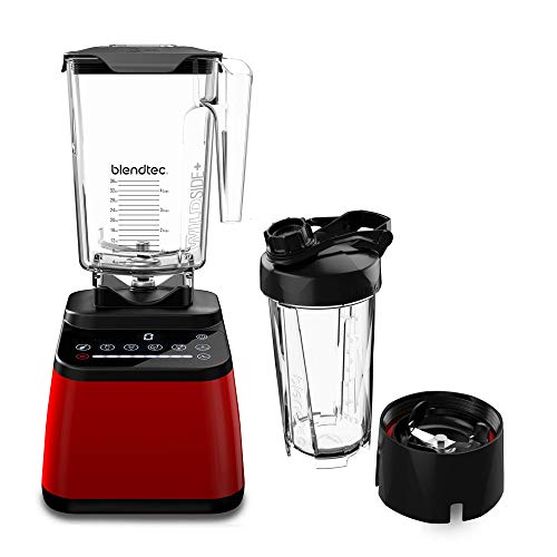 Blendtec DD28PA04A-A1AP1D8 Designer Series Countertop Blender, WildSide+ 90 oz, Travel Bottle 34 oz