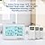 Indoor Outdoor Thermometer Wireless, 5 Inch Display Digital Hygrometer Thermometer Temperature Humidity Monitor with 328ft Range Sensor and Weather Station