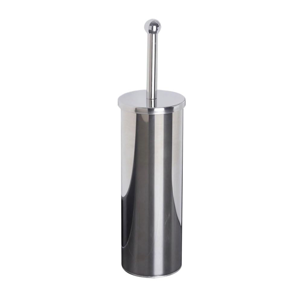 Cepillo WC de pared de acero inoxidable para baño, cepillos redondos con soporte