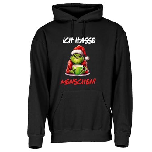 Lustig bedruckter Grinch Hoodie | Unisex Pullover, Kapuzenpullover,...