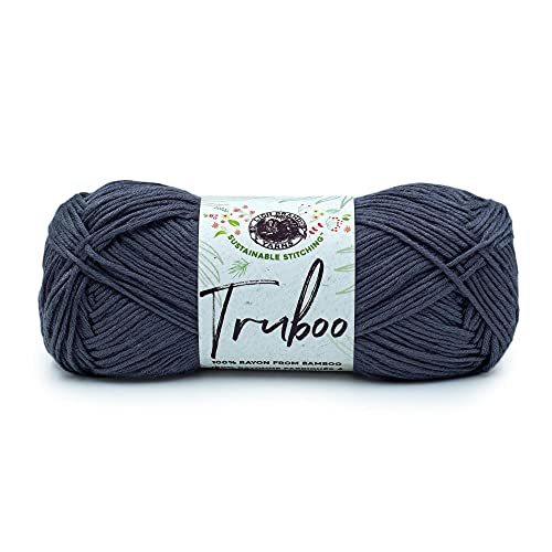 Image of (1 Skein) Lion Brand Yarn Truboo Yarn, Slate