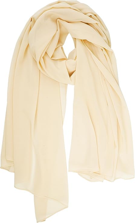 SKY CashmereWomen's Soft Chiffon Dujalil Scarf and Wraps Wedding Party Shawl Hijab Gifts for Women