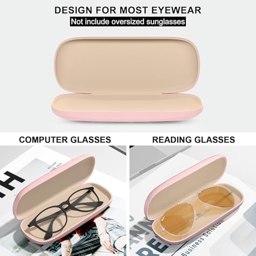 Image of Eyeglasses Case, Hard Shell Protective Case for Glasses, Unisex for Women Men