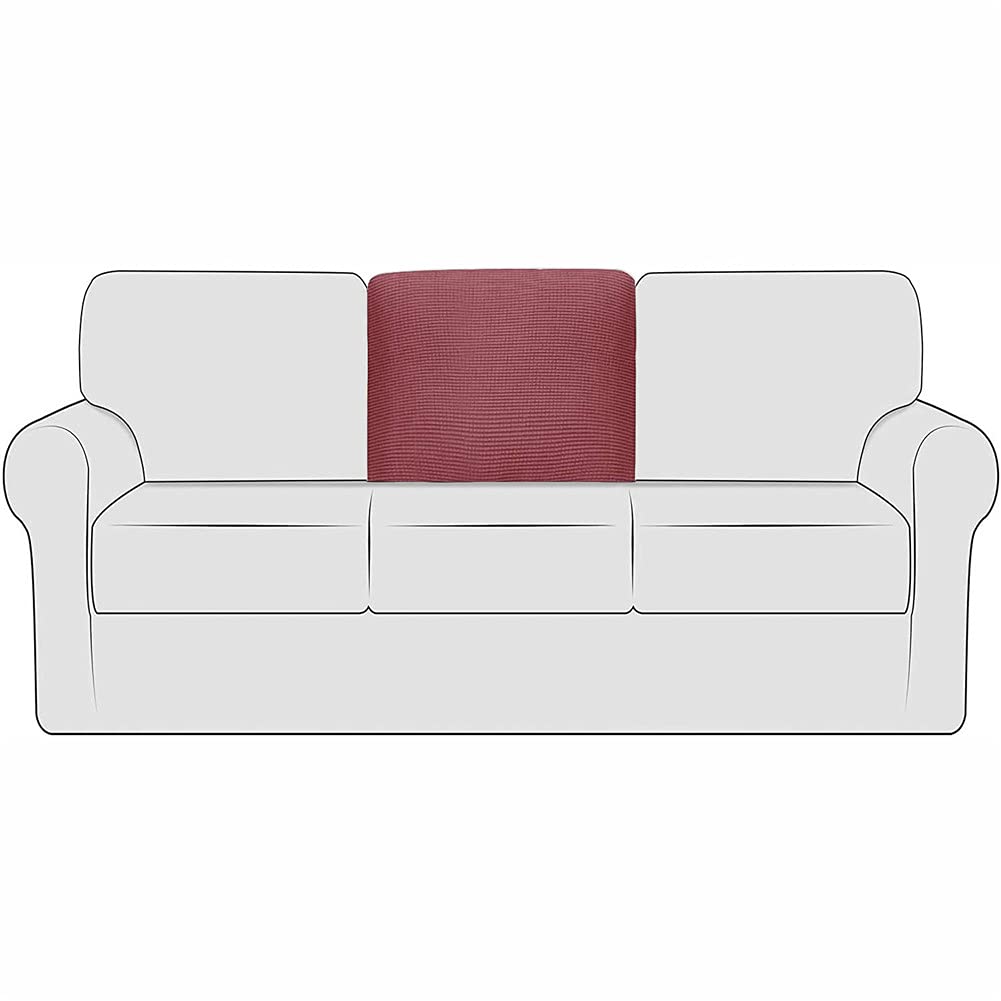 Housse de coussin en T extensible rose en molleton polaire jacquard taille moyenne avec cordon