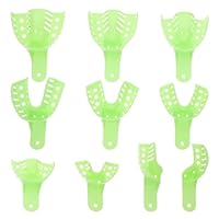 Healifty Dental Einweg-Tabletts Abformlöffel 10 Stück (hellgrün)