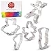Nutcracker Ballet Cookie Cutters 5-Pc. Set Made in USA by Ann Clark, Nutcracker, Sugar Plum Fairy, Tutu, Ballerina, Ballet Slipper