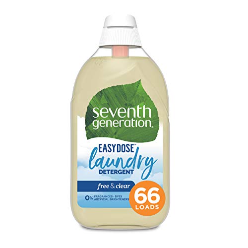 Seventh Generation Laundry Detergent, Ultra Concentrated EasyDose, Free & Clear, 23 oz, 66