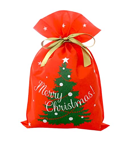 ✨クリスマスギフトバッグ Lサイズ ツリー サンタクロース 防水バッグ Amazon | Creve Cell クリスマス ラッピング袋 ギフトバッグ