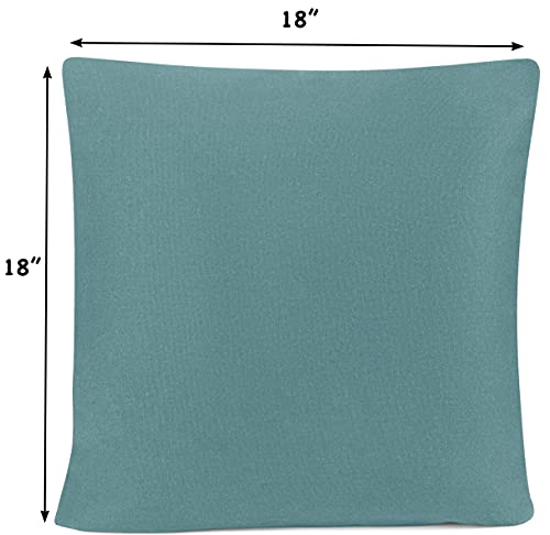 Beach-Throw-Pillow-Teal-and-White-Coastal-18-x-18-Inch-Pillow-Case-Cover-Decorative-Beach-Pillow-Cover-with-Embroidered-Seahorse-Teal