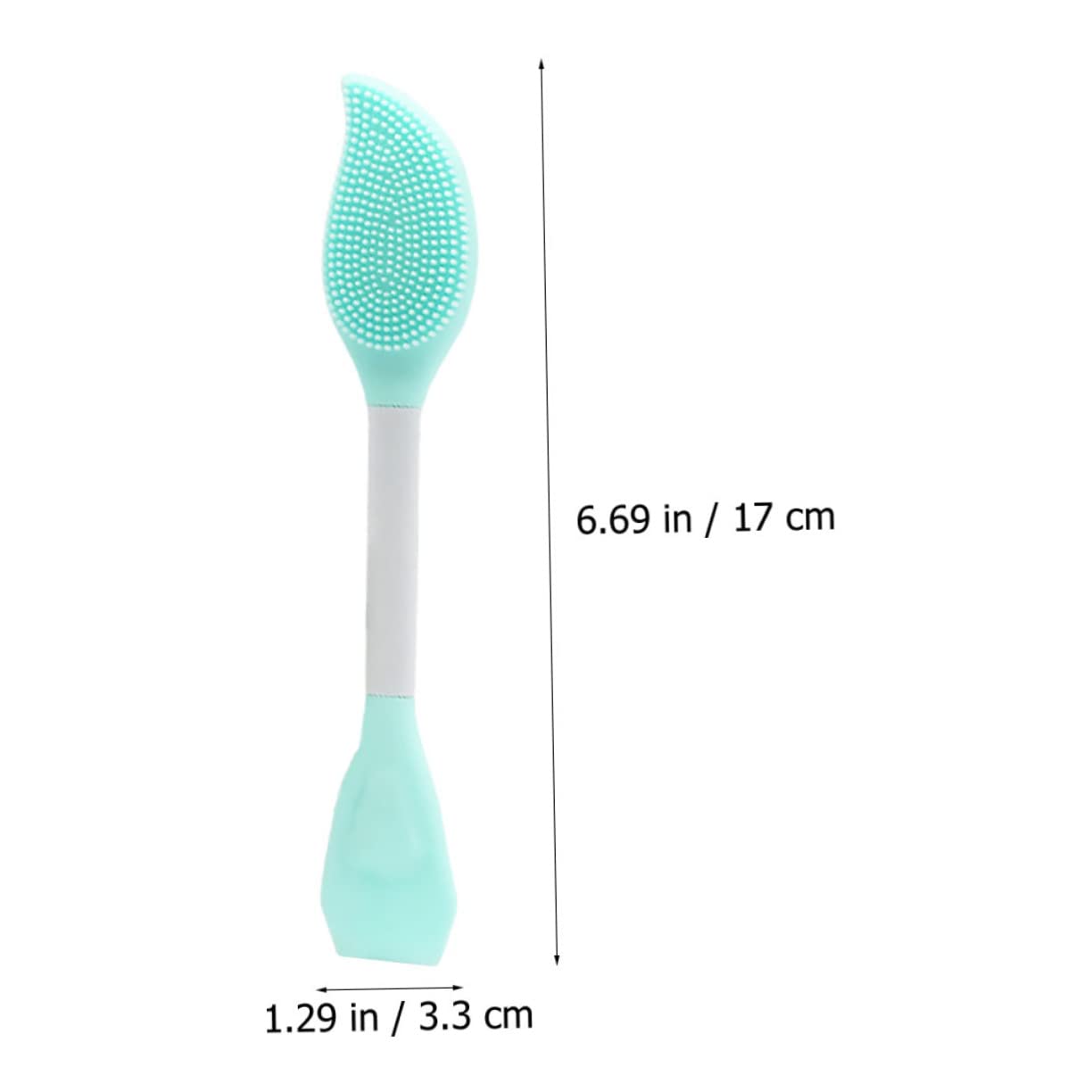 WOFASHPURET 3Pcs Double Ended Silicone Face Mask Brush Versatile Applicator for Mud and Skin Care Masks Easy to Clean and Store Skin Friendly Beauty Tool for Comfortable Use