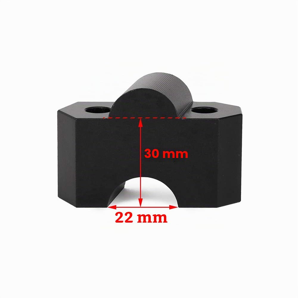 Rehausseurs de guidon de moto pour Z750, Z 750 2004-2011, Z1000, Z 1000 2007-2009 - Noir