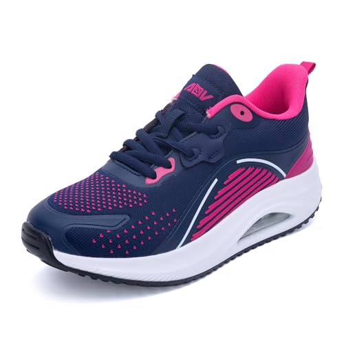 Image of Gyeice Women's Walking Shoes Arch Support Orthotic Breathable Tennis Sneakers for Plantar Fasciitis Pain Relief US 5.5-11