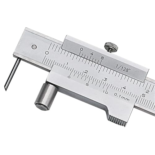 Calibrador Vernier para marcación 0-200 mm acero inoxidable miniatura 3