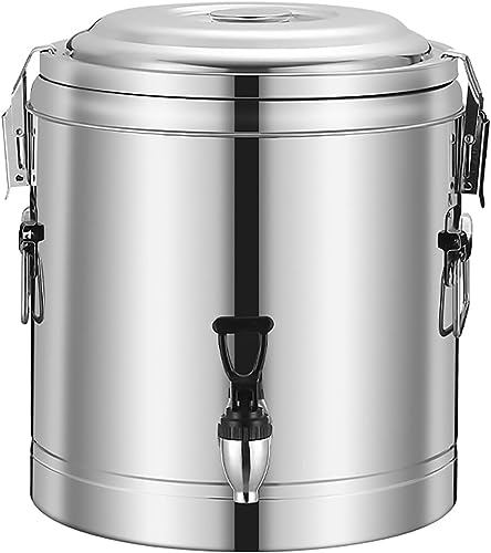 20L Stainless Steel Insulated Beverage Dispenser, Premium Hot Water Urn with Tap, Ideal Thermal Tea &amp; Coffee Server for Events, Parties, Catering Supplies