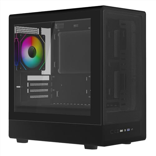 CARATTERISTICHE AD ALTE PRESTAZIONI: Case gaming che permette installazione di schede video con una lunghezza massima di 310 mm e dissipatori ad aria alti fino a 174 mm