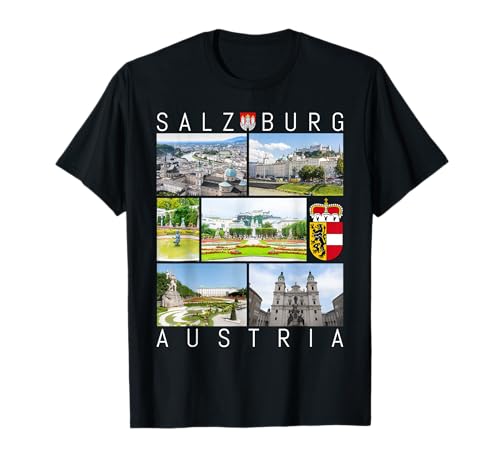 Salzburg Austria Mozart Classical Music Sound Sights Gallery T-Shirt