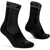 Hoher Tragekomfort - Das atmungsaktive Material der Sportsocken leitet Schweiß effektiv nach außen ab und hält den Fuß auch beim Radfahren an kalten Wintertagen warm und trocken