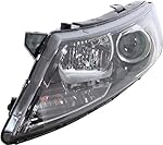 Evan Fischer Headlight Assembly Compatible with 2011-2013 Kia Optima Halogen Korea Built Driver Side