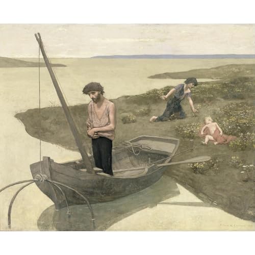 Le pauvre pêcheur Puvis de Chavannes grand format pour habiller un mur vide