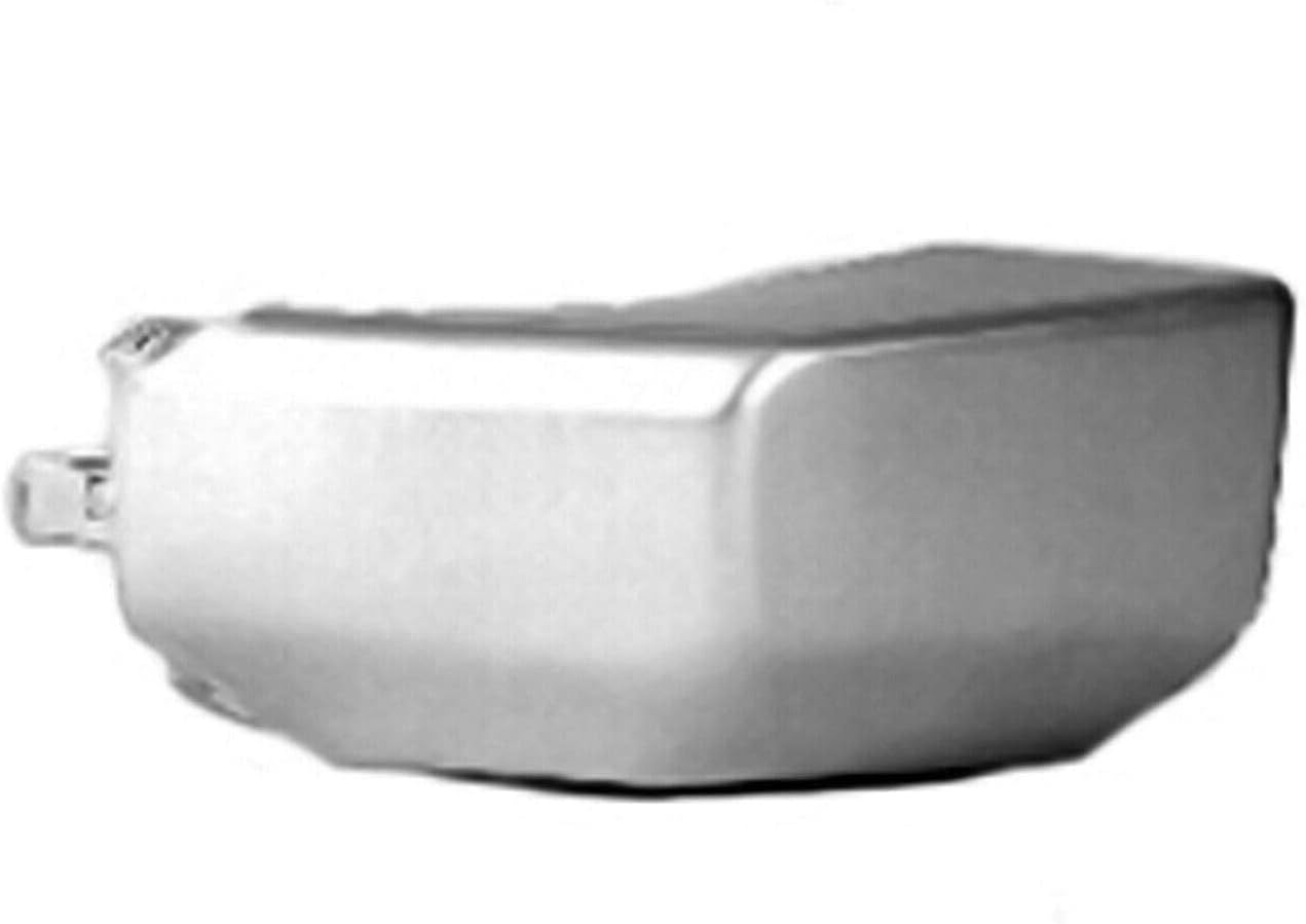 1 Front Left Driver Side Bumper End - Painted Silver - Compatible with 2007-2014 Toyota FJ Cruiser