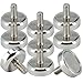 Produktbild [10 Stück] Neodym Magnete mit Gewinde - M4 Gewindebolzen 16mm Magnet mit 6Kg Zugkraft Topfmagnet Außengewinde Flachgreifer Super Stark