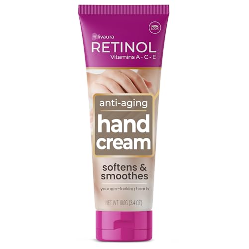 LIVAURA Retinol Anti-Aging Hand Cream – The Original Brand For Younger Looking Hands –Rich, Velvety Conditions & Protects Skin, Nails & Cuticles – Vitamin A Minimizes Age’s Effect on Skin (Women's)