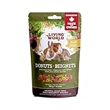 Living World Canadian Rabbit and Guinea Pig Donut Treats - 120g