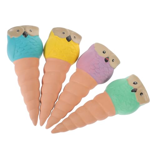 ibasenice 4pcs Drip Irrigation Plant Watering Devices Self Watering Stakes for Plants Cleaning Brush