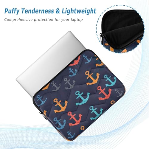 Funda para portátil 13-14 pulgadas impermeable con diseño anclas miniatura 5
