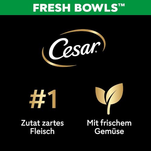 Cesar Schale mit Huhn, Karotte und Bohnen in Soße 2 x 5 x 85 g