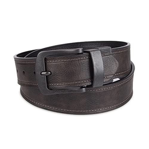 Image of Levi's Leather Men's Levis 40Mm Reversible Belt With Brushed Silver Buckle