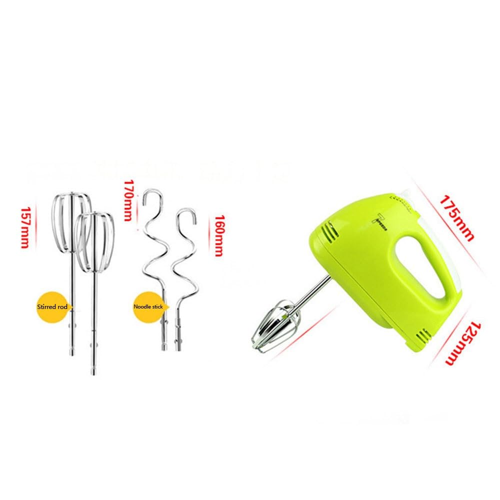 7 Geschwindigkeitsstufen Standmixer Elektrischer Schneebesen 2-in-1-Handmixer 1,7-Liter-Schüssel Professioneller Mixer Backzubehör Mini-Eiercreme-Mixer Für Kuchen, Teig, Brot, Desserts 100 W